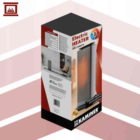 Электрический керамический обогреватель с таймером Kaminer (26376) 2000 Вт Нововолынск