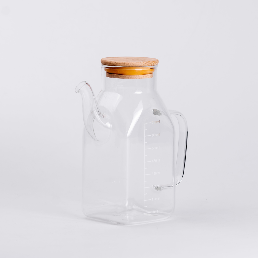 Yiwu Ємність для олії та оцту з бамбуковою кришкою 750 мл HP-34-1 Киев - изображение 7