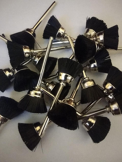 Щітка конусна Ø15 синтетична чорна Полтава - фото 1