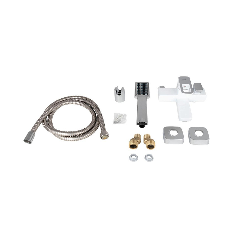 Змішувач для ванни Lidz Wawel 006 (з душовим гарнітуром) (k35) LDWAW006WHI45398 White Київ - фото 6