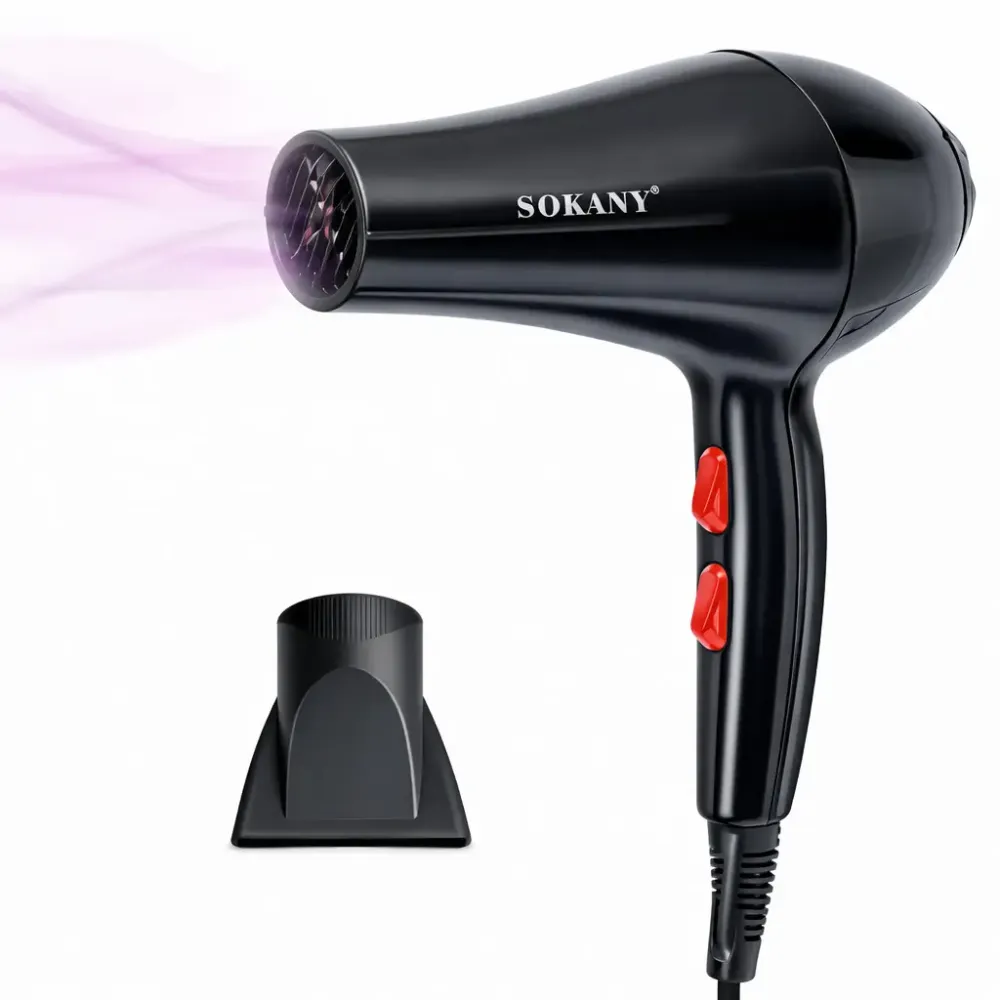 Фен для укладки волос Sokany SK-2200 с концентратором Коломия - фото 1