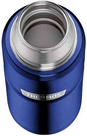 Термос для напоїв з чашкою 470 мл Thermos "King Flask" Metalic Blue (170016) Нержавіюча сталь Нововолинськ
