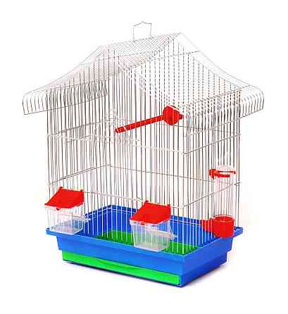 Компактна клітка Міні-1 для малих птахів (33 х 23 х 45 см), Лорі Київ