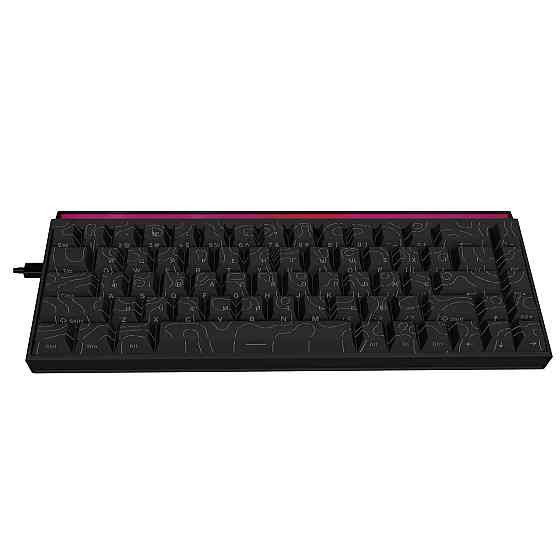 Клавіатура Ajazz NK68 Red Switch Black USB-C (NK68-R-S-B) ( 18955 ) Харьков