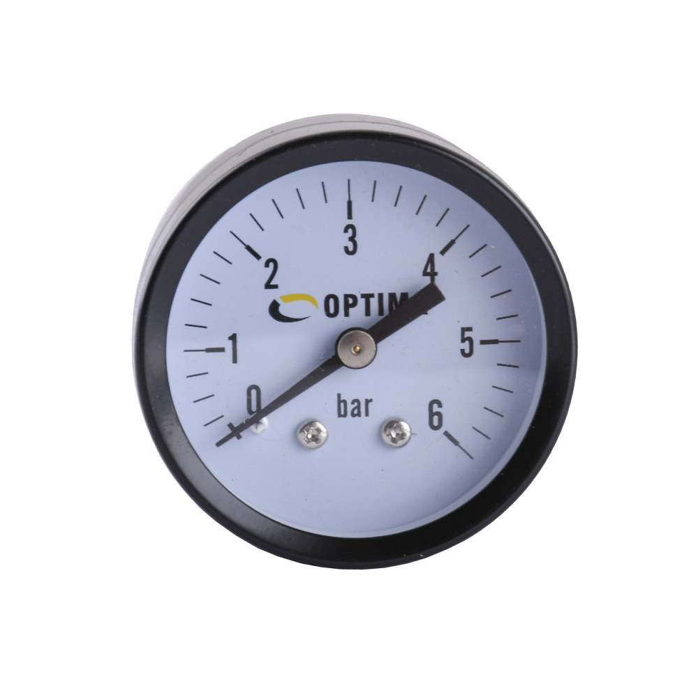 Манометр Optima 6 атм. 50 мм. заднє під'єднання сталевий корпус ( X50-YFC ) (000020934) Киев - изображение 1