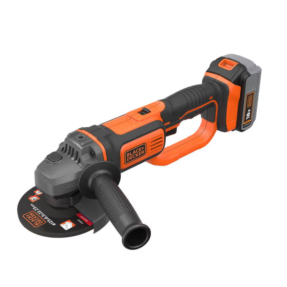 Акумуляторна кутова шліфувальна машина BLACK+DECKER BCG720M1 : з АКБ 18В 4Аh, диск 125 мм (BCG720M1) Київ - фото 1