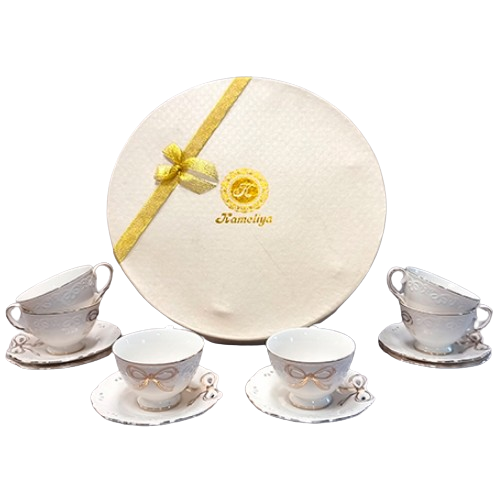 Сервіз чайний Білий бант 12 предметів (ч.220мл + блюдце d15,5см) 1754 S&T Житомир - изображение 3