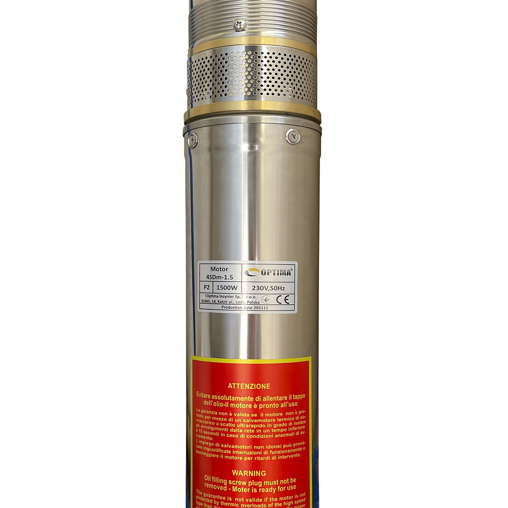 Насос свердловинний з підв. стійк. до піску OPTIMA  4SDm3/20 1.5 кВт 145м + пульт+кабель 75м NEW Тернополь - изображение 3