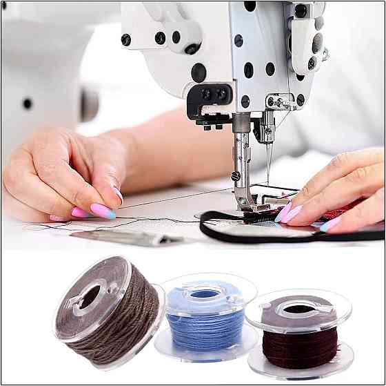 25 прозрачных шпулек для швейной машинки Киев