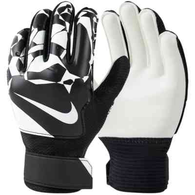 Вратарские перчатки Nike NK GK MATCH JR - HO24 (HQ0258-010) дит 4 (13.6 см) Чорно/білі (197600447301) Винница