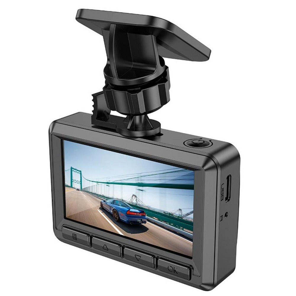 Відеореєстратор HOCO DV3 Driving recorder with display Black 6942007608183 Одеса - фото 2