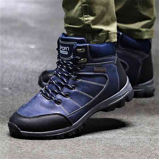 Черевики ЗИМНІ чоловічі Сині Кросівки з МЕХОМ (розміри: 41,42) — 0295 Дніпро