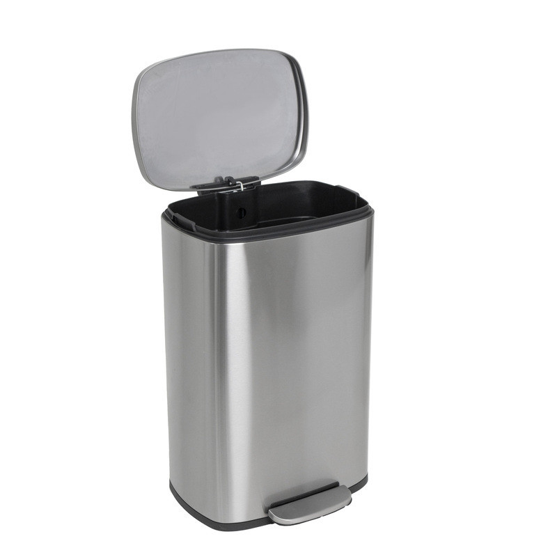 Відро для сміття з плавним закриттям прямокутне Mixxus Bevel-TC0105 SS Color 5л колір наржавійка  ( MI7086 ) 36705 Харків - фото 14