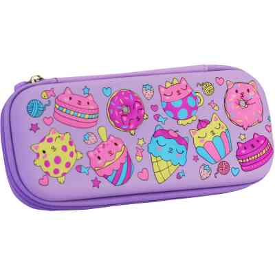 Пенал Cool For School з тисненням 1 відділення Фіолетовий (B-8616-purple) Вінниця