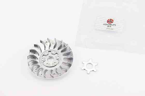 Крильчатка переднього варіатора (під вал 13мм) + шайба "хрест" Yamaha JOG 50 Киев