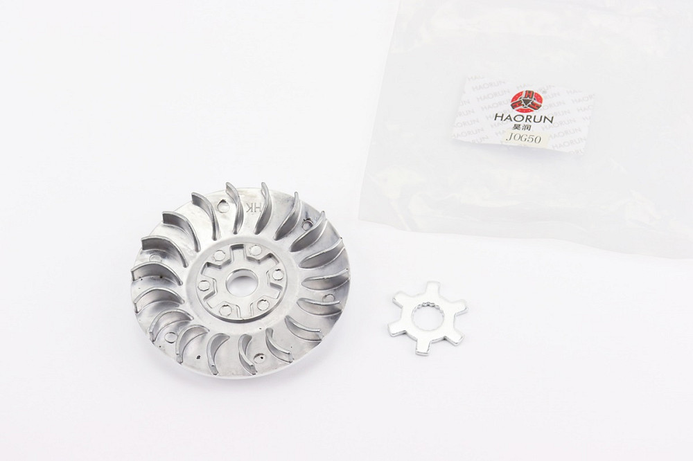 Крильчатка переднього варіатора (під вал 13мм) + шайба "хрест" Yamaha JOG 50 Киев - изображение 1