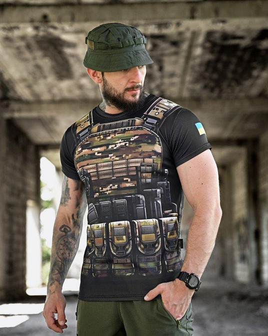 Тактическая потоотводящая футболка oblivion  ARMOR  ДЛ7159 Одесса - изображение 1