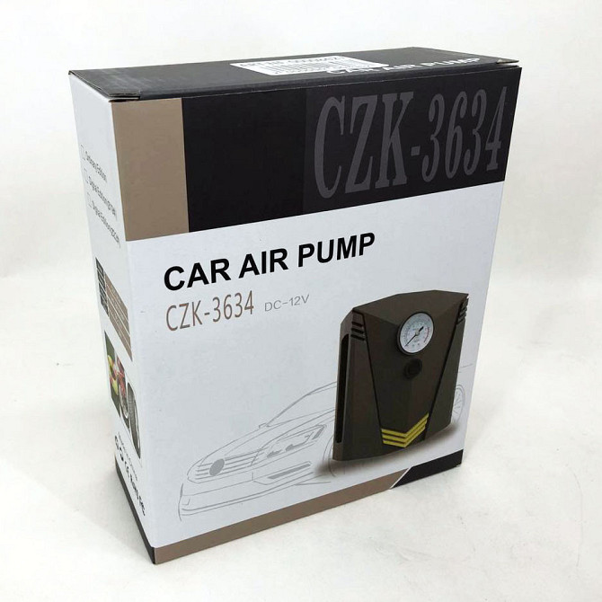 Портативний акумуляторний pump 12V, Компресори для накачування шин, Компресор автомобільний HI-542 12 вольт Київ - фото 2