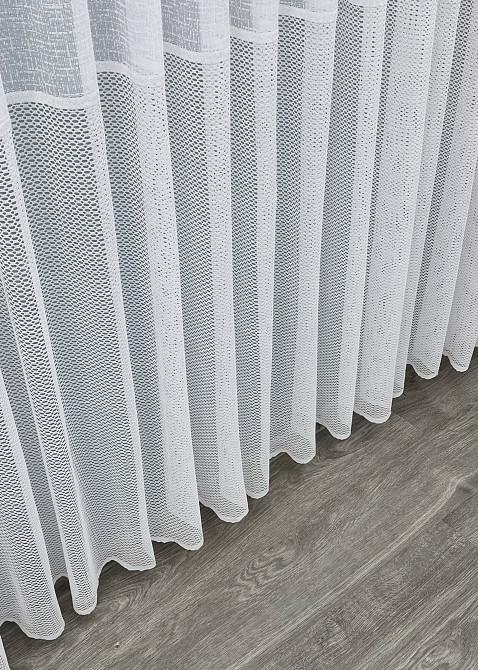 Тюль VR-Textil 1973т Жакард Білий 400х270 см (42-1003) Київ - фото 8