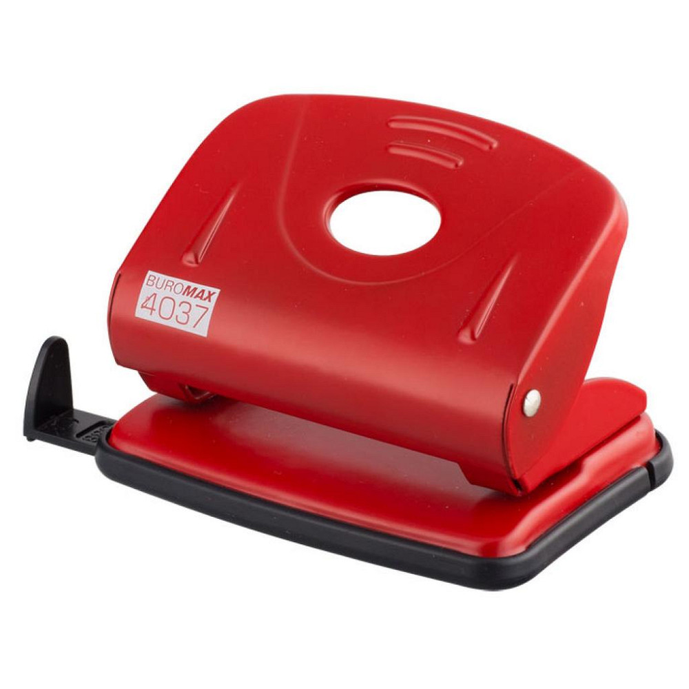 Діркопробивач Buromax metal, 20sheets, red (BM.4037-05) Вінниця - фото 1