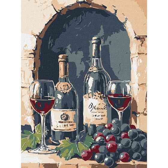 Картина за номерами "Гармонія вина" ©art_selena_ua KHO5730, 30х40 см Вінниця