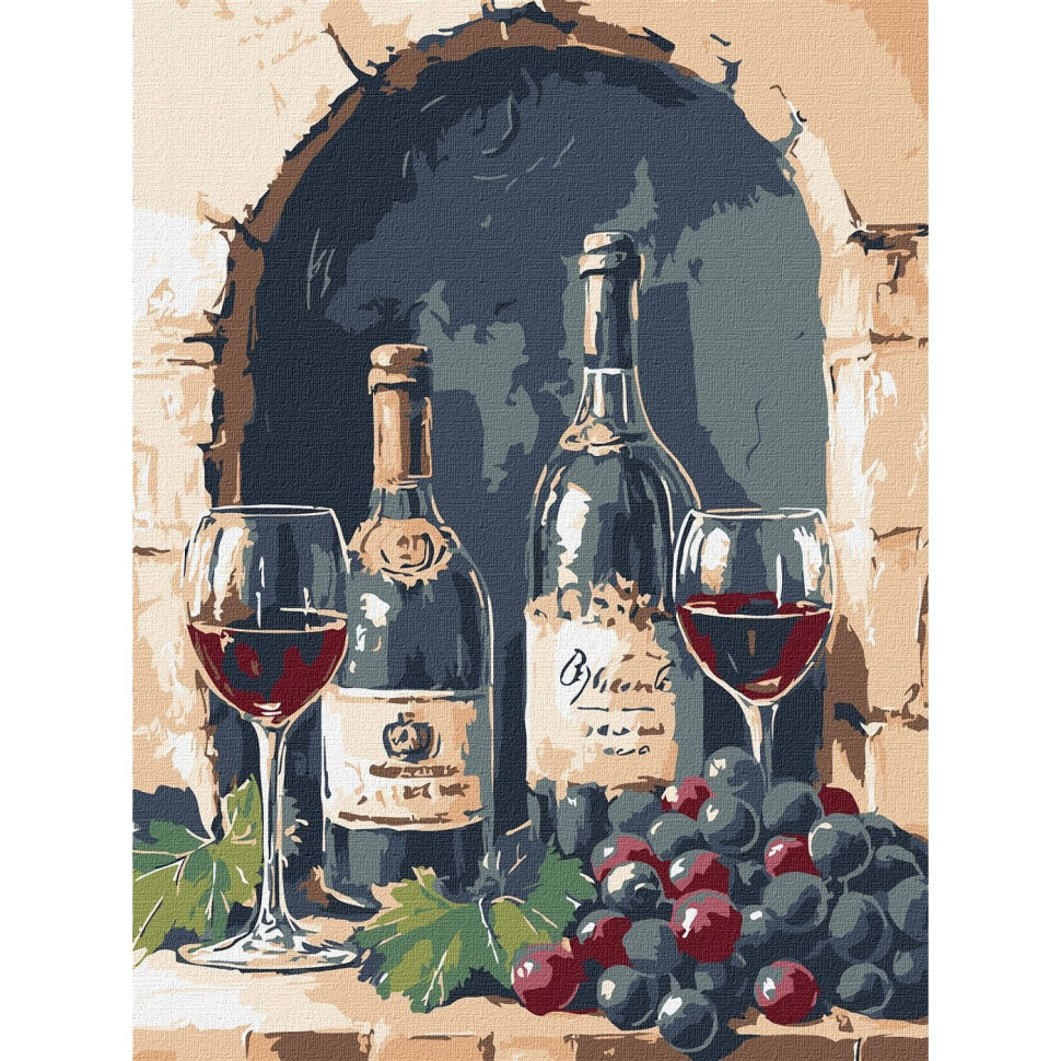 Картина за номерами "Гармонія вина" ©art_selena_ua KHO5730, 30х40 см Вінниця - фото 1
