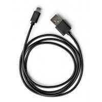 Дата кабель USB 2.0 AM to Micro 5P PVC 1m black Vinga (VCPDCM1BK) Київ