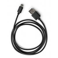Дата кабель USB 2.0 AM to Micro 5P PVC 1m black Vinga (VCPDCM1BK) Київ - фото 1