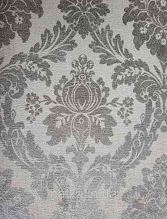 Шовільні на фрізеліні AS creation Perfect 1.06Х10 класика вензель дамаск сріблом на світлому бежевому Київ