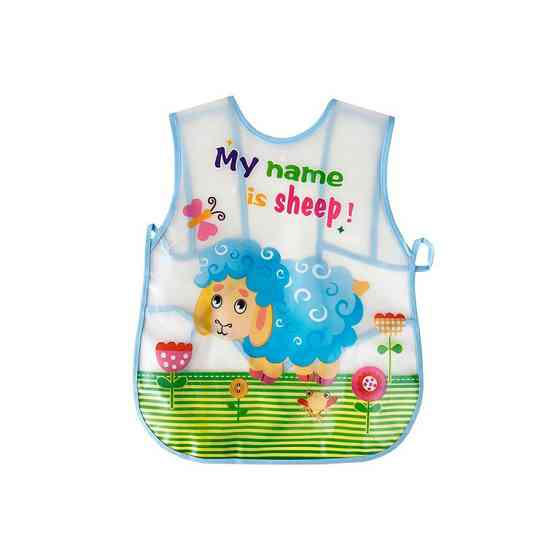 Слинявчик клейончатий на зав`язках MGZ-0607(Blue) Вінниця