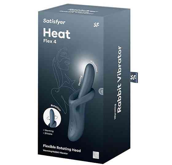 Вібратор Heat flex 4 grey Sex Aura Київ