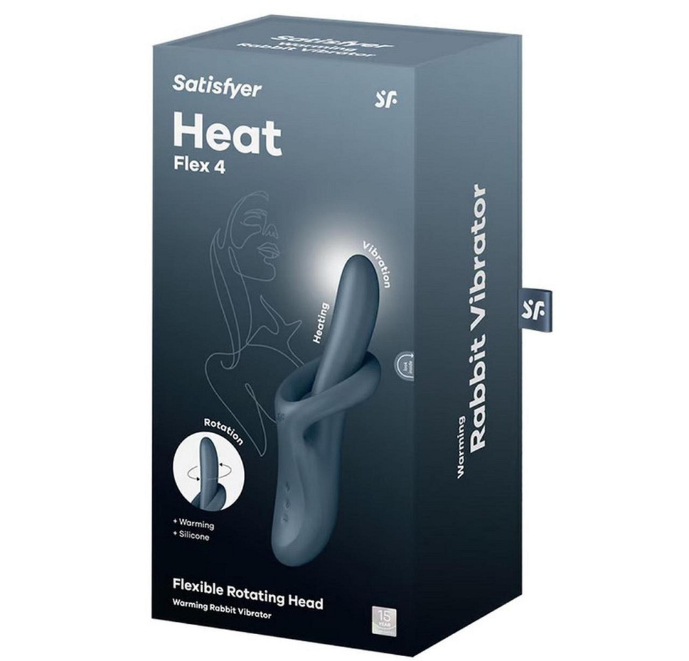 Вібратор Heat flex 4 grey Sex Aura Київ - фото 1