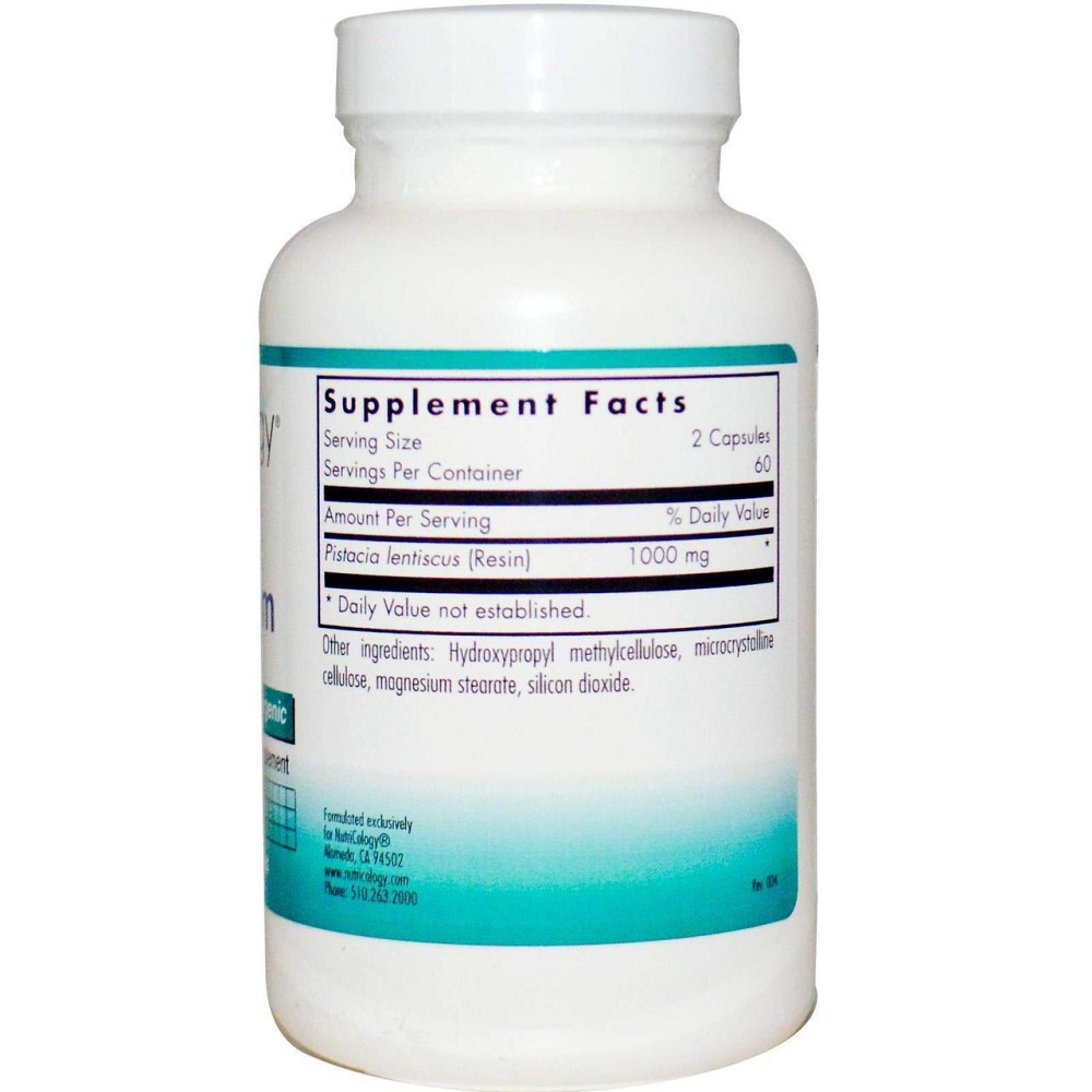 Смола мастикового дерева Nutricology Mastic Gum 120 вег капс Київ - фото 2