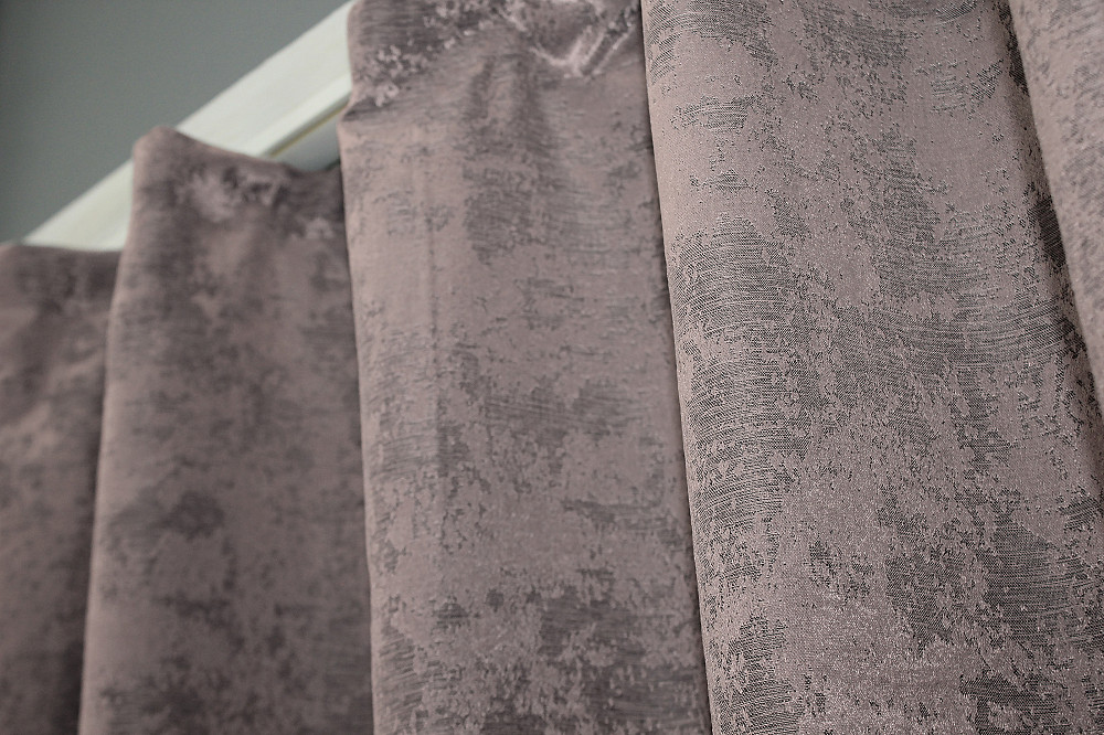 Комплект штор коротких VR-Textil Жаккард Sultan YL № 1210ш Серо-пудровый 130х170 см 2 шт (35-0073) Киев - изображение 5