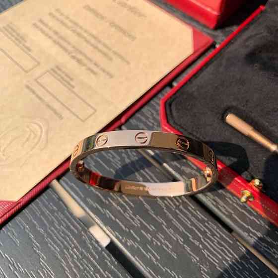 Cartier браслет love с отверткой розовое золото / Картье браслет с отверткой в розом золоте Одесса