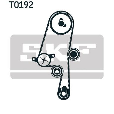 Комплект ременя ГРМ з помпой SKF VKMC 06220 Вінниця - фото 2