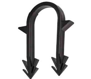 Гарпун-скоба для кріплення труби ТП Ø16 довжина-45мм чорна (100шт) Киев