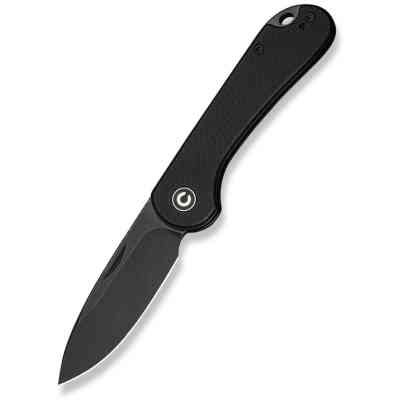 Нож Civivi Elementum Slip Joint, Black G10, Darkwash (C18062AJ-1) Винница