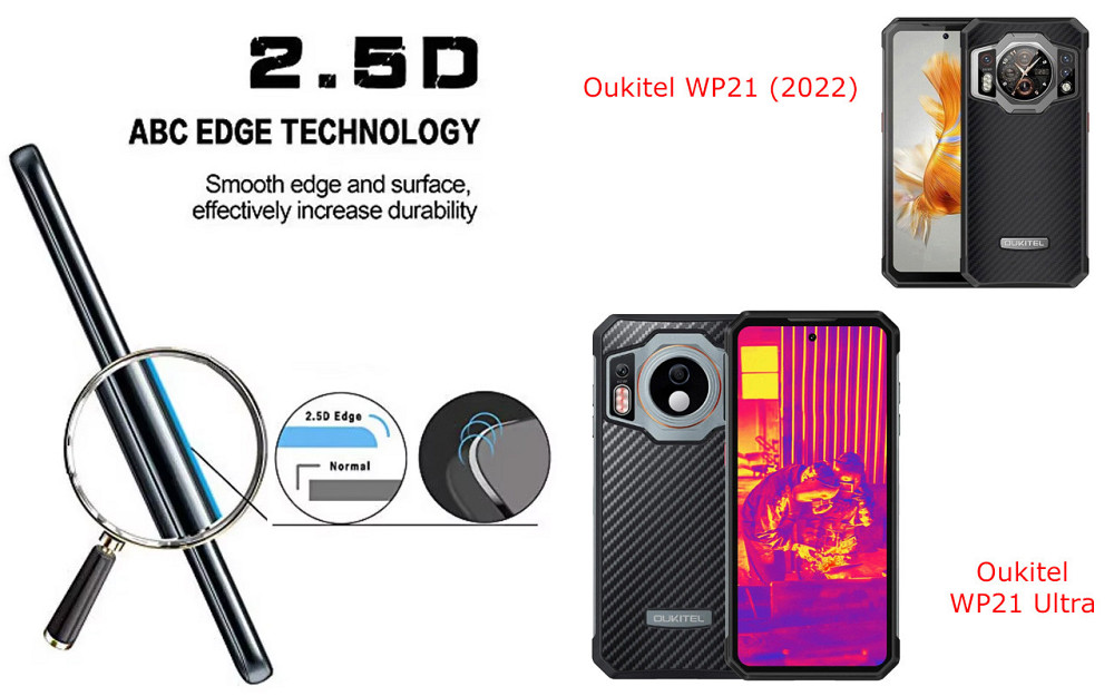 Захисне скло ArmorGlass для Oukitel WP21 (2022), WP21 Ultra – стійке до подряпин та ударів Київ - фото 2