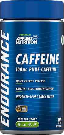 Кофеин Applied Nutrition Endurance Velocity Fuel Pure Caffeine 100 мг 90 капсул Луцк