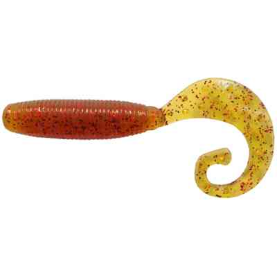 Силікон рибальський Reins Fat G-Tail Grub 2" 566 Motor Oil Red Flake (20 шт/уп.) (1552.03.82) Вінниця