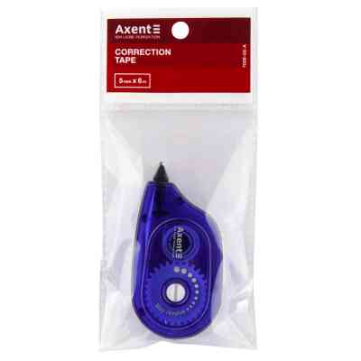 Корректор Axent ленточный 5мм х 6м синий (7009-02-A) Винница
