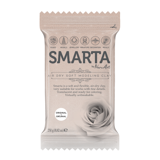 Пластика самозастывающая Белая Original 250 г Smarta Киев