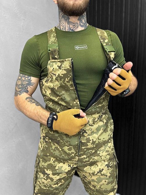 Костюм куртка и комбенизон пиксель зима теплый Одесса - изображение 13