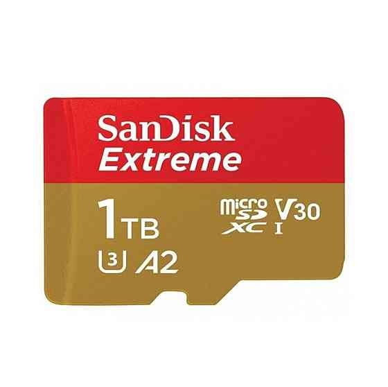 microSDXC (UHS-1 U3) SanDisk Extreme A2 1TB class 10 V30 (R190MB/s,W130MB/s) (adapter SD) Київ