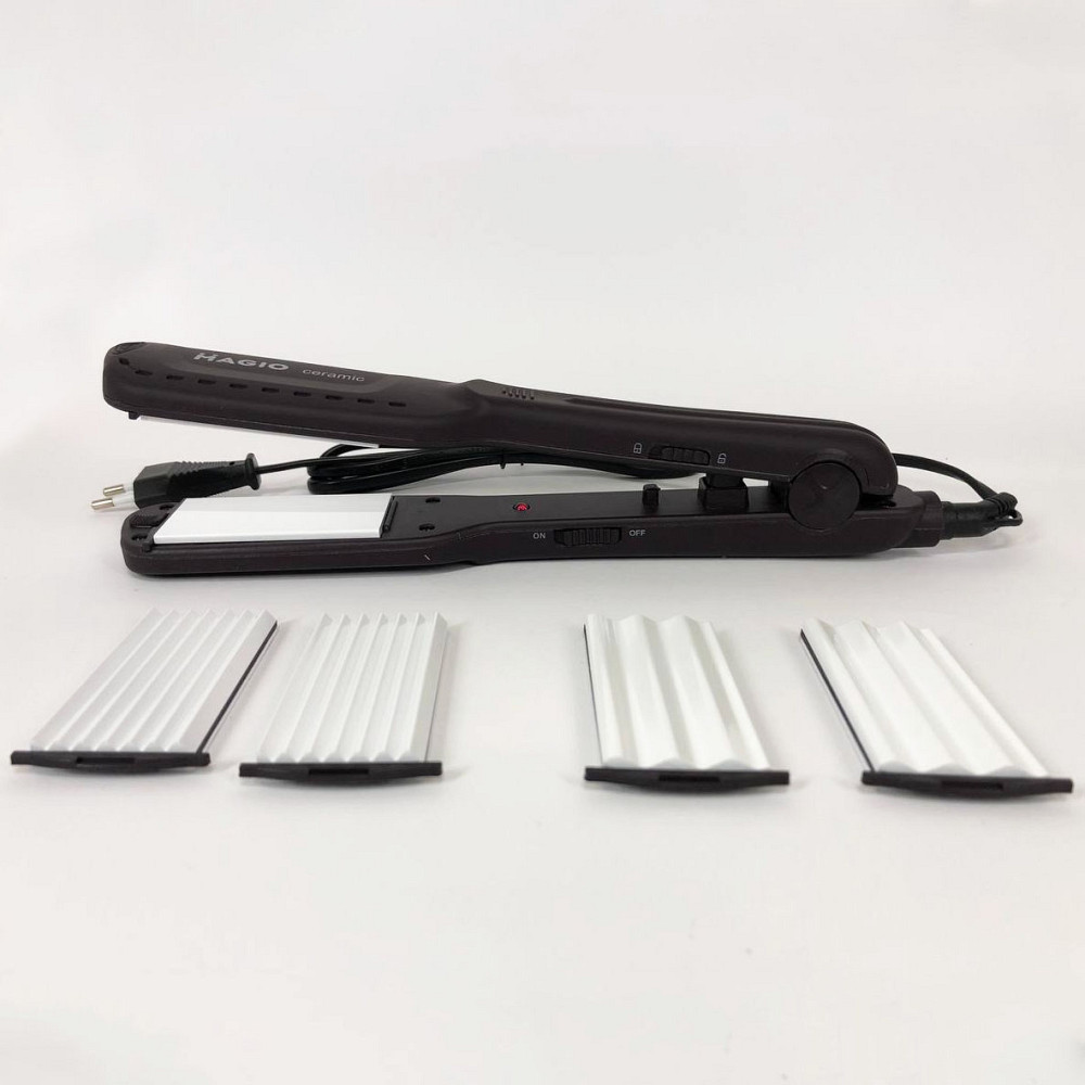 Укладання волосся випрямлення MAGIO MG-722, Праска для вирівнювання зачіски, Праска-випрямляч потужна DP-12 Львів - фото 9