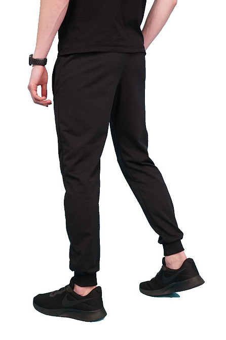 Мужские спортивные зауженные штаны под манжет Nike,ткань лакоста. Киев - изображение 3