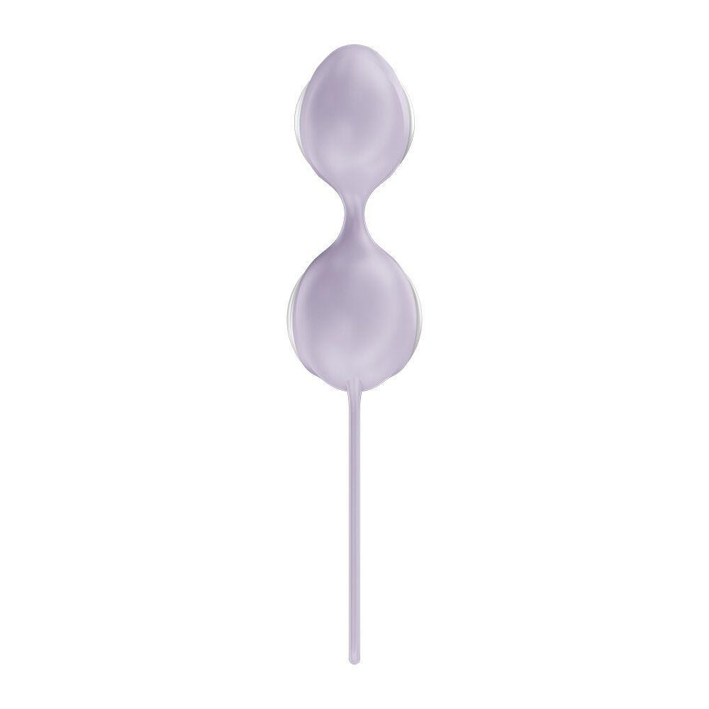 Вагінальні кульки Fun Factory SMARTBALLS DUO Purple, 2 шт, діаметр 3,2 та 3,6 см Sex Aura Київ - фото 4