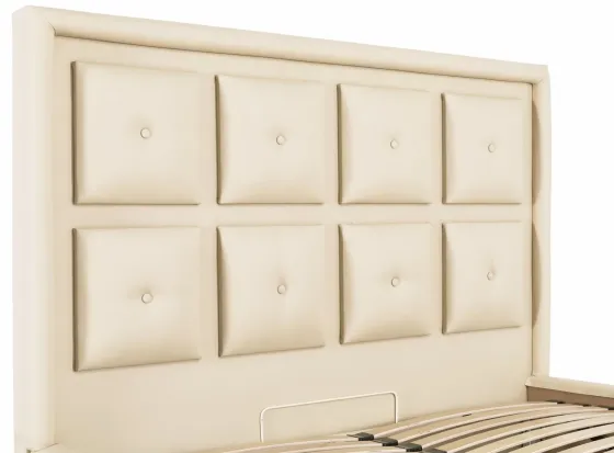 Ліжко Windsor Comfort 140 х 200 см Fly 2207 З підйомним механізмом та нішою для білизни Бежевий Київ