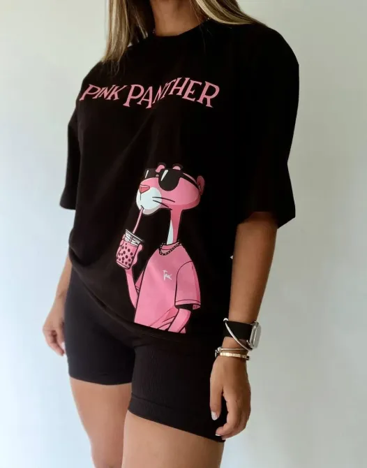 Футболка женская с принтом  46 Черная 2664084203 Днепр - изображение 1